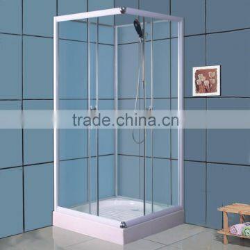 Aluminium Frame Tempered Glass Acrylic Tray Simple Multi-Function Rectangle Shower Enclosure Room X27061