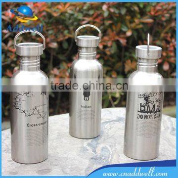 Outdoor travel sport cycling 1L stainless steel vacuum bottle