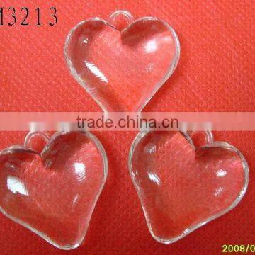 heart decoration acrylic beads