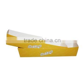 Disposable Custom Printed Hot Dog Paper Trays photo-2
