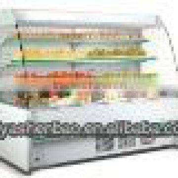 Fruit display cooler/Supermarket Equipment/Refrigerated Showcase/vegetable display cooler