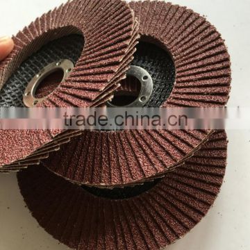 CEC BRAND high quality flap disc,6"for metal grinding disc black net cover