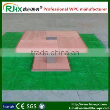 Table skins/WPC material tables for drinking tea chinese tradition/Eco-friendly wpc chairs/high quality wpc benches