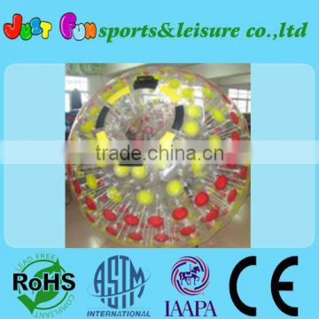 shinging pvc inflatable zorb ball