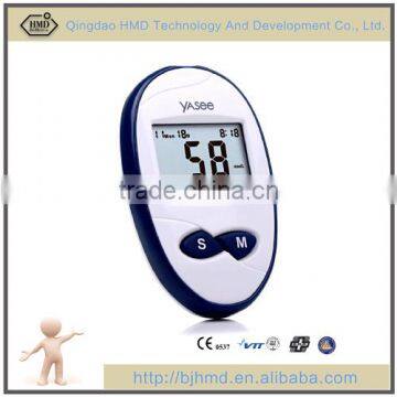 FDA approved blood glucose meter home and hospital use no code blood glucose meter Yasee