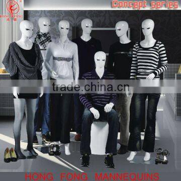 hongfong new conceptive head gloss white plus size fashion adult mannequins