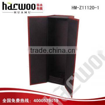 Hinged Paper wine display packing by supplier