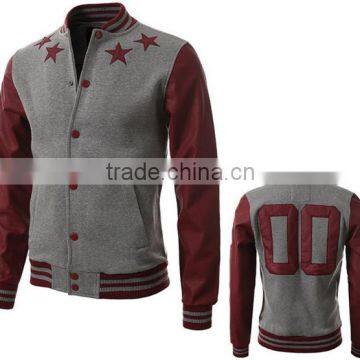 Customized logo blank plain baseball uniform XXXL uniform jacket mens long sleeve baseball jacket team american football jacket