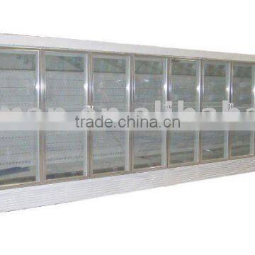 glass door freezer