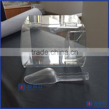 Yageli China Factory Wholesale Acrylic Candy Box With Scoop photo-6