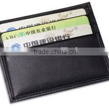 Leather credit card holder