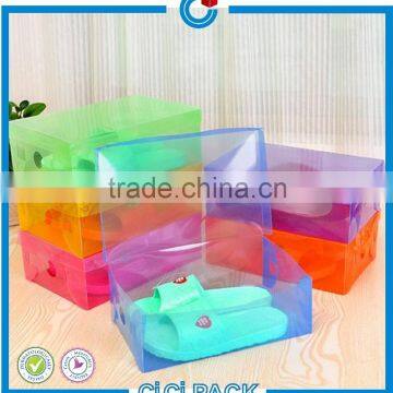 Clear PET PVC shoes Box packaging, Printed Plastic Packaging Box                        
                                                Quality Choice