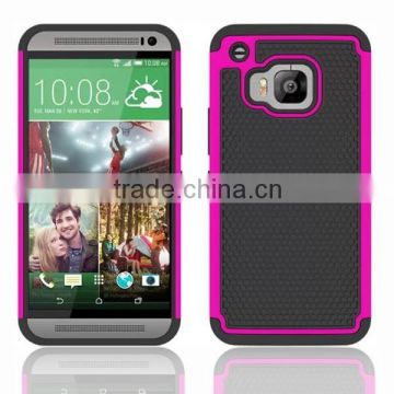 Factory direct ballistic defender case for HTC One M9 drop resistance cover