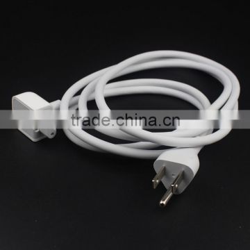 High Qulity US Plug 1.8M 6ft AC Power Adapter Extension Cable Cord for Macbook Air for mac Pro Charger