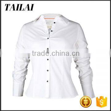 Clothing Supplier High Quality Custom Casual Silk Blouse Models