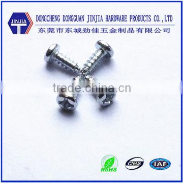 m2.8*8 galvanized pan head self-tappers screws