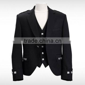 Argyll Jacket With Vest Gauntlet Cuff