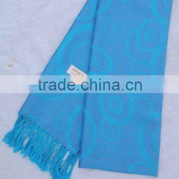 Jacquard pashmina shaw scarf