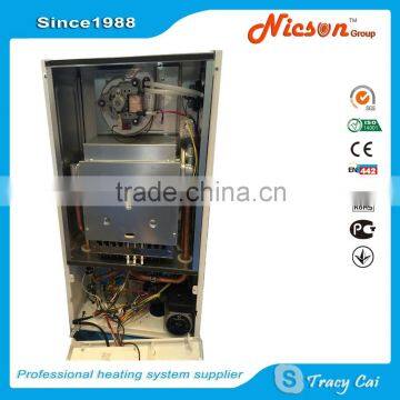 16-40kw gas boiler double system good quality spare parts CE certified