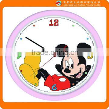 Custom made clear acrylic clock face