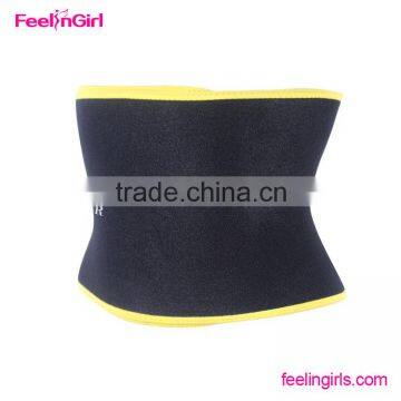 Black And Yellow Running Belt Waist Pack Embossing Waist Trimmer Belt photo-2