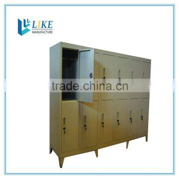 12 doors metal locker with standing foot, cabinets