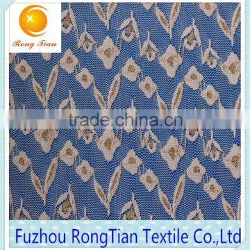 2015 Transparent Gauze Sequins Lace Fabric for Wedding Dress photo-2