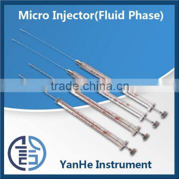 Fluid Phase type sample syringes microliter syringes micro injector for medical