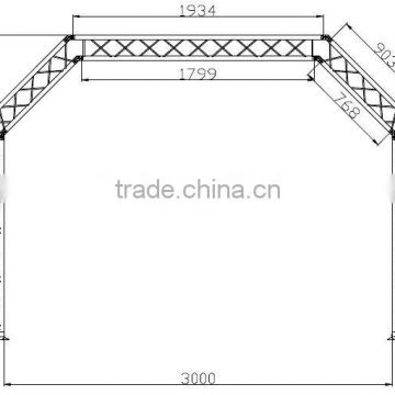 Excellent Quality truss system arched roof aluminum studio dj booth truss stand