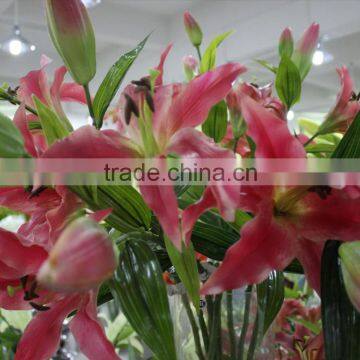 Cheap Artificial Wholesale Silk Flowers Lily Flower Long Stem photo-6