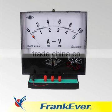 Demonstrating Current-Voltmeter/School Demonstration DC Analog Ammeter and Voltmeter/Demonstrating DC Ammeter