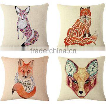 Alibaba China Supplier Cotton Linen Decorative Throw Pillow Case Cushion Cover