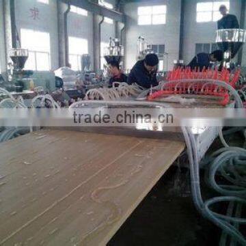 PVC+Wood Door (Foamed) , Decking Panel Extrusion Line best quality