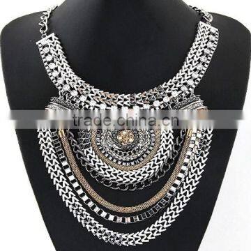 ODM/OEM Fashion Jewelry Factory heavy Utopia Statement Necklace