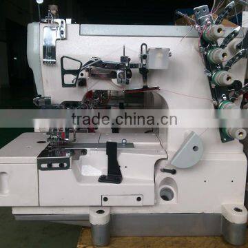 flatbed interlock sewing machine / cover stitch sewing machine for edge rolling