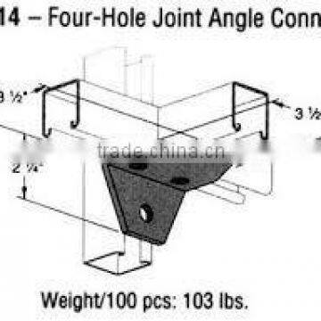 4-HOLE JOINT ANGLE CONNECTOR (CHANNEL CONNECTOR 90 FITTINGS)