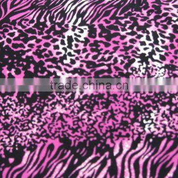Purple Irregularity Polyester Print Milk Fiberprint Lycra Wimwear Fabric Wholesale photo-3