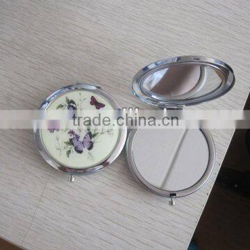 2013 new butterfly cosmetic compact mirror for promotional gift