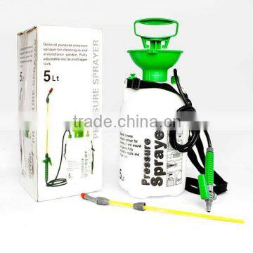 Home gardening 5L sprayer,hand plastic trigger 5 L sprayer,pressure garden 5 Liter sprayer