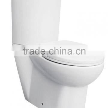 Hot selling Europe CE Bathroom Two Piece Water Closet Floor Mounted toilet