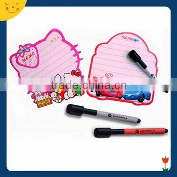 promotional cute HelloKitty style Magnetic Writing Board