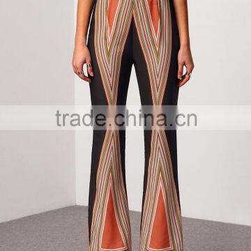 new hot geometric retro pants woman clothing wholesale clothing china