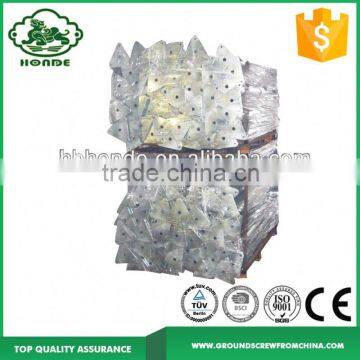 Factory Direct Sale Triangle Flange Ground Screw Anchors photo-6