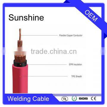 opper or Aluminium conductor Welding Cable 120mm2