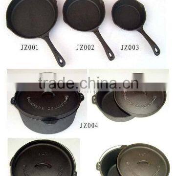 Cast Iron Pan and Dutch Oven and Fry Pan