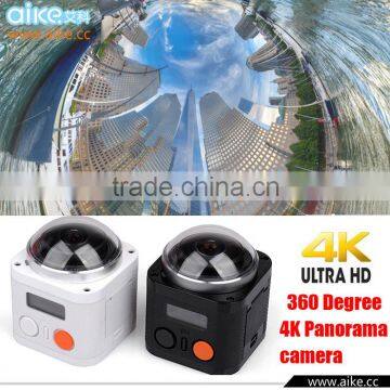 360 Degree 4K Panorama Action Camera Support Wrist Remote Controller VR Camera