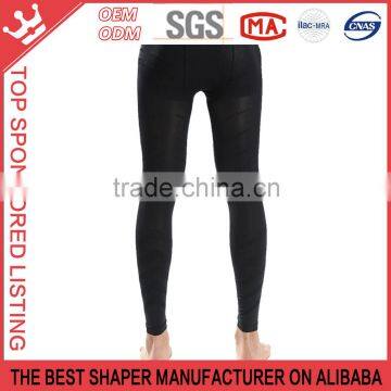Strong Pressure Thermal Underwear Control Top Tights For Fat Men photo-2