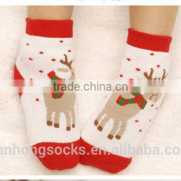 Cute Christmas Terry Cotton Socks Cashmere Socks for Kids China Sock Factory photo-5