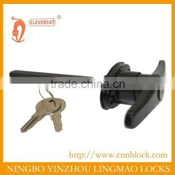 Top black handle locks plastic lock cabinet latches lock