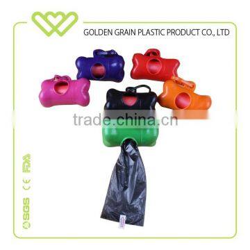 Custom strong plastic pet Doggie Bags With Dispenser